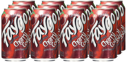 12-oz. 12-pack Faygo cherry cola soda pop, cans