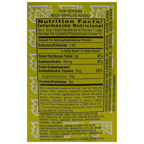 Inca Kola 12 oz 12pk Golden Carbonated Beverage Soda - la kola dorada - cans
