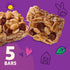 5 Count, 4.45 oz Annie's Chewy Granola Bars, Sunflower Butter Chocolate Chip, Organic Snacks
