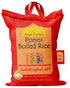 Asian Kitchen Ponni Boiled Rice 20-Pound Bag, 20lbs (9.08kg) Short Grain Par