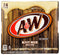A&W Root Beer Soda, 12 fl oz cans, 24 pack