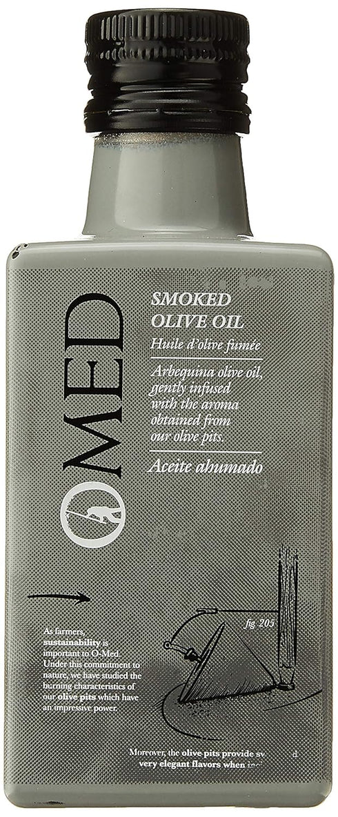 O-MED Olive Pit Smoked Arbequina Extra Virgin Olive Oil 250 ml