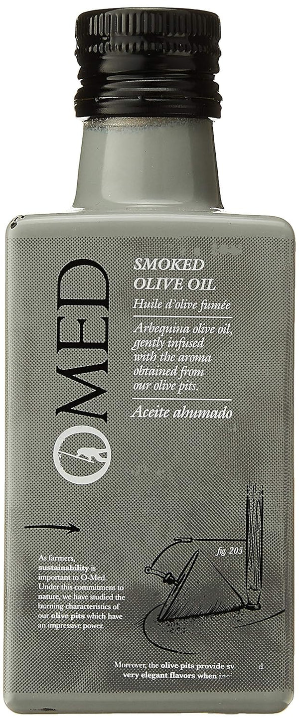 O-MED Olive Pit Smoked Arbequina Extra Virgin Olive Oil 250 ml