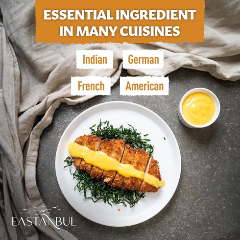 8.11oz, Eastanbul Mustard Seed, Yellow Mustard Seeds, Semilla de Mostaza, Ideal for Cooking, Premium, Whole, Natural