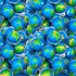 Gummy 19 Oz (30 Count) Gummies Gummy Gummies Earth Planet Balls - Jar - Strawberry Jelly Filled - Individually Wrapped