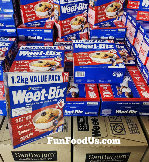 Sanitarium Weet-Bix 97% 1.2 Weet-Bix Biscuits Whole Grain Cereal, Lightly Sweet, Delicious as Part of Breakfasts