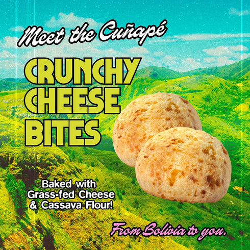 (1.5 oz, Pack 3) Cassavida Gluten Free Cheese Snack Crunchy Cassava Cheese Bites, Classic Cheese Grain Free