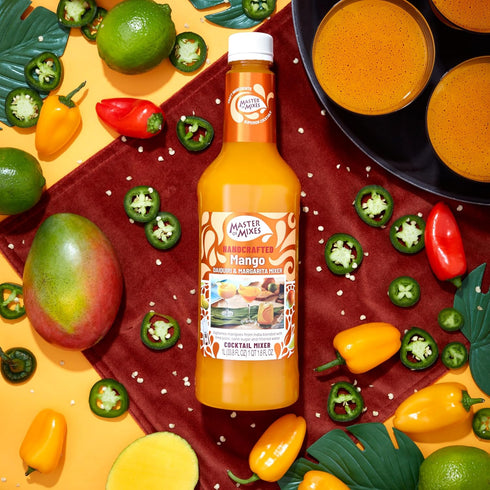1 (33.8 Master of Mixes Mango Daiquiri / Margarita Drink Mix, Ready to Use, Liter Bottle Fluid Ounces)