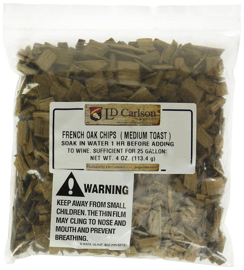 French Toasted Oak Chips, 4 oz.