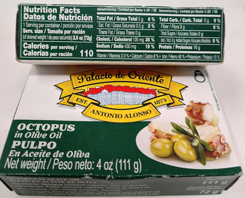 Generic 2 pack Packed (4oz, of Palacio De Oriente Antonio Alonso Seafood Meats, You Choose Your Flavor - by Hand