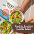 Pack BIENA Chickpea Snacks - Crunchy Roasted Chickpeas - High Fiber Vegan Protein Snacks for Adults and Kids
