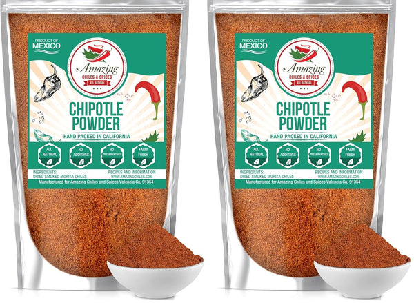 Chipotle Chili Powder Seasoning 8oz Natural and Premium. Great For Meats, Grilling