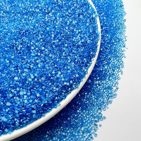 SE Si&Moos Deep Blue Sanding Sugar Blue Edible Sparkling Sprinkles Sanding Sugar