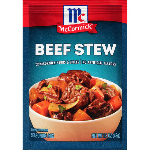 McCormick Beef Stew Seasoning Mix, 1.5 oz (Pack of 12)