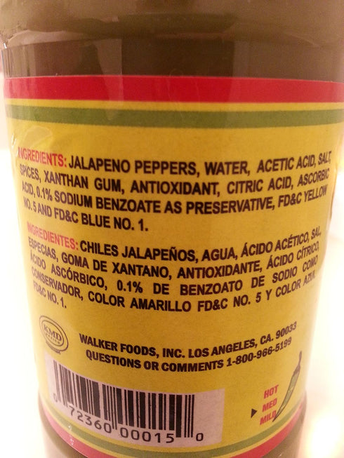 El Pato Green Jalapeno Hot Sauce, Medium 12 fl oz, Pack of 3