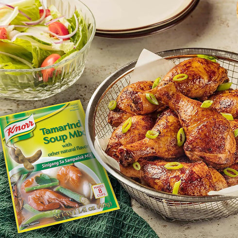 Knorr Tamarind Soup Mix (Sinigang sa Sampalok), 1.41oz (40g), 3 Pack