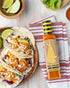 8.5 oz (Pack 1) Honey Habanero Hot Sauce by Hank Sauce - Habanero/Cayenne Blend Infused with Honey, Fresh Garlic
