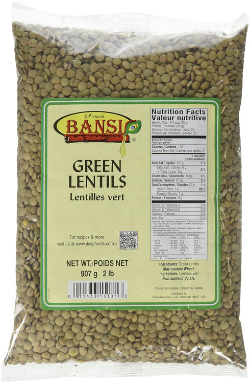 Bansi , Green Lentils, 907 Grams(gm)