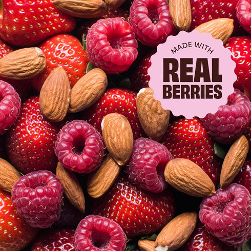 30 oz (1 Count) Premier Protein Mixed Berry Almond Breakfast Cereal, High-Protein Crunch with Real Fruit and Nuts, Bag