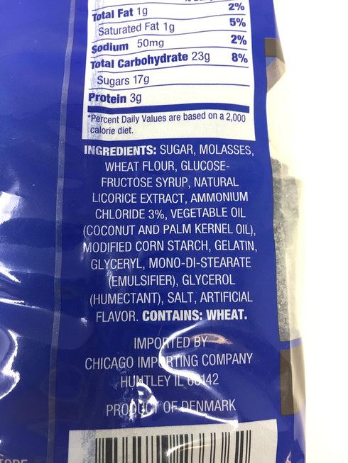 Nordic Sweets 5oz Salmiac Licorice Salty Stix Sticks Heksehyl