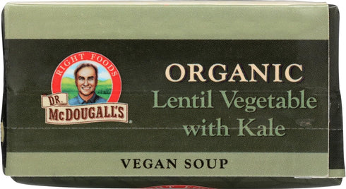18 Dr. Mcdougall's Organic Lentil Vegetable Soup, Ounce