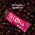 12 ALOHA Organic Plant Based Protein Bars - Chocolate Cherry - Bars, Vegan, Low Sugar, Gluten-Free, Paleo, Low Carb