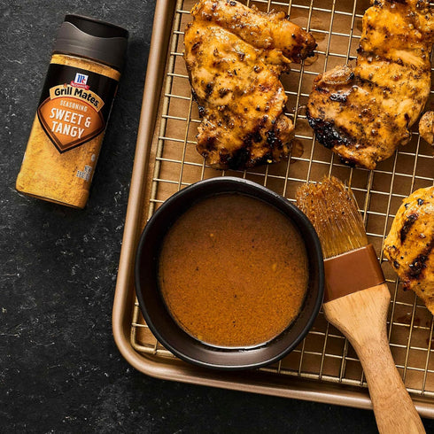 2.9 oz McCormick Grill Mates Seasoning, Sweet & Tangy, Grilling Seasoning for Mouthwatering Chicken, Steak, Seafood