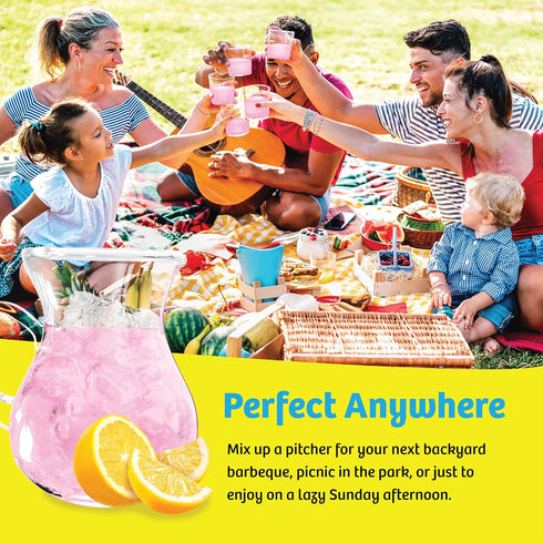 Packs, Lemonade,6 Packets Wyler's Light Pitcher Water Drink Mix,Pink Pitcher