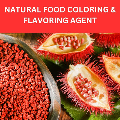 4 Oz. SPICY ORGANIC Annatto Seeds Whole USDA Certified Organic - All-Natural Achiote Seeds Spice and Seasoning