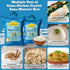 4-Pound 4lbs (1.81kg) Asian Kitchen Crystal Sona Masoori Aged Rice Bag, Short Grain Rice ~ All Natural | Gluten