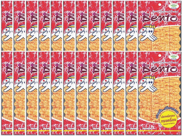 Bento Bake Seasoned Squid & Surimi Seafood Snack, Choose from 3 Flavors, 5 gram Pack of 24