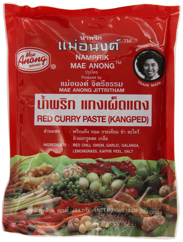 Mae Anong Red Curry Paste, 16-Ounce