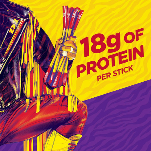 3.0 oz. (12 Count) Slim Jim Savage Smoked Meat Sticks, Original Flavor, High Protein