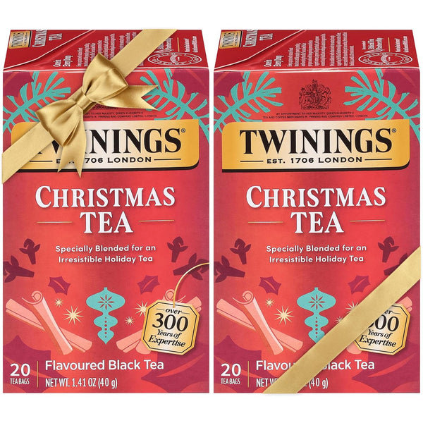 Twinings Christmas Tea - Black Tea Blended with Spicy and Aromatic Clove