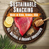 2 3's, Kaimana Ahi Tuna Jerky Honey Glazed Ounce - Soft and Tasty - Premium Fish Jerky Made in the USA. High in Omega