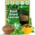 Lavendium, Premium 8oz Dried Basil 100% Pure, Non-GMO, Gluten-Free, Vegan Aromatic Culinary