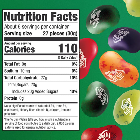 6 oz Jelly Belly Farmstand Fruit Jelly Bean Collection - Peg Bag - Genuine, Official, Straight from the Source