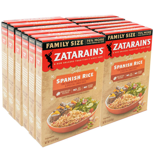 Zatarain's Family Size Spanish Rice, 15 oz (Pack of 12)