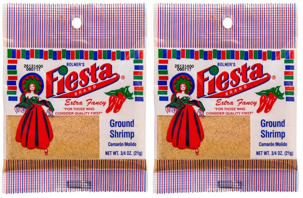 Bolner 's Fiesta Extra Fancy Ground Shrimp (Camaron Molido), 3/4 Ounce Packet -