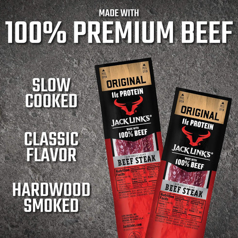 1-Ounce (Pack 12) Jack Link's Premium Cuts Beef Steak, Original