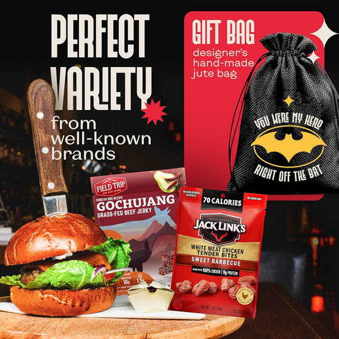 Cravekraft Pack Beef Jerky Gifts For Men - Easter Gifts For Men Who Have Everything With Beef Jerky Variety - Mens