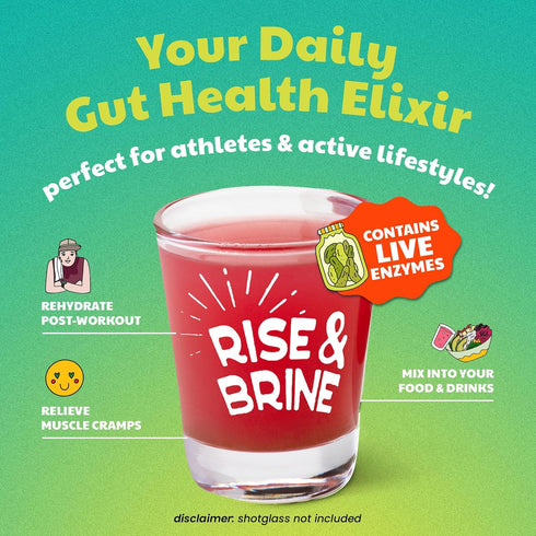 58.5 3 Pack 39 Olive My Pickle Probiotic Pickle Juice - Ounces | of LiveBrine Pomegranate Beet & Tangerine Pickle Juice