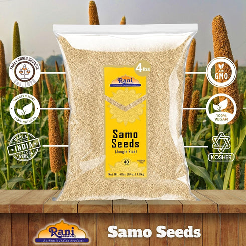 64oz (4lbs) 1.81kg Rani Samo Seeds Whole (Japanese barnyard millet / Jungle Rice/Moriyo/ Samak Rice) Echinochloa