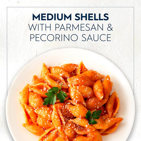 16 oz. (Pack 12) Barilla Medium Shells Pasta, Box of - Non-GMO, Made with Durum Wheat Semolina - Kosher Certified