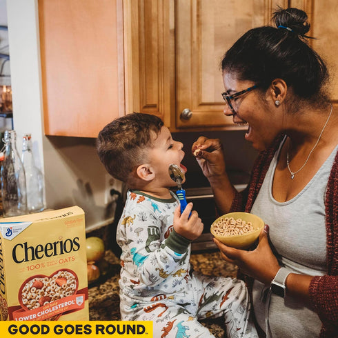 1.3 oz Cheerios Breakfast Cereal Cup, Gluten Free, Single Serve Cereal