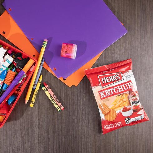 2.75 Oz/78 (Pack 3) Herr's Potato Chips, Ketchup Flavored, Gram.