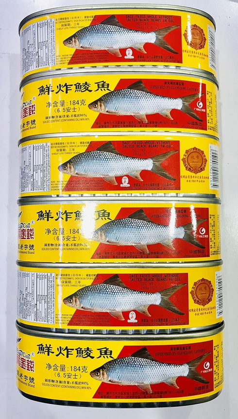 Wing Fung Hong Dace (Fried & Whole) without Black Bean in Oil 6 cans