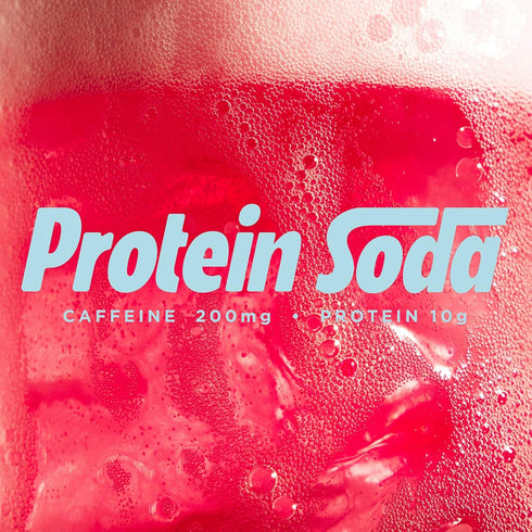 10g 200mg 12 oz Barebells Protein Soda Sweet Cherry, Protein, Caffeine, Sugar Free Energy Drink, fl