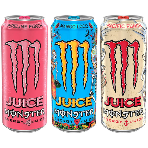 Pack, PPMLPP, 16 Pack 15 Monster Energy Juice Monster Variety Energy Drink, Ounce | Energy + Juice