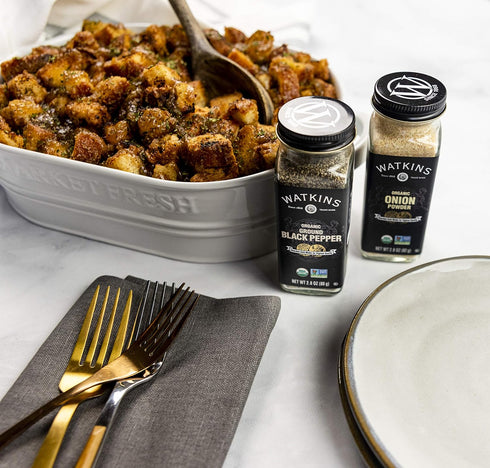 2.8 3 Count Watkins Gourmet Organic Spice Jar, Onion Powder, Ounce Jar